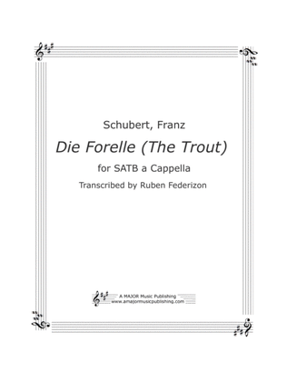 Book cover for The Trout (Schubert). SATB a-cappella