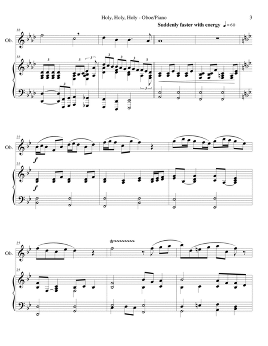 Gary Lanier: 3 GREAT HYMNS, Set 2 (Duets for Oboe & Piano) image number null