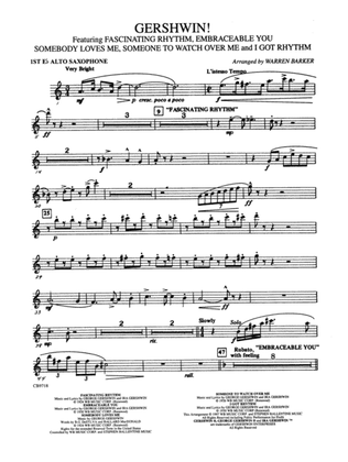 Book cover for Gershwin! (Medley): E-flat Alto Saxophone