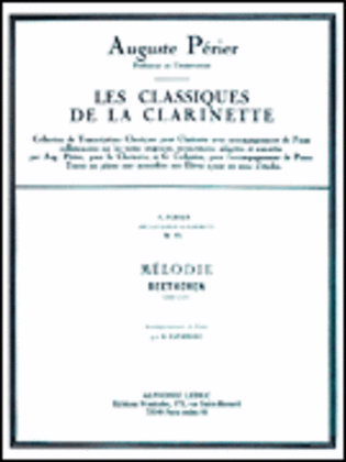 Book cover for Melodie - Classiques No. 15
