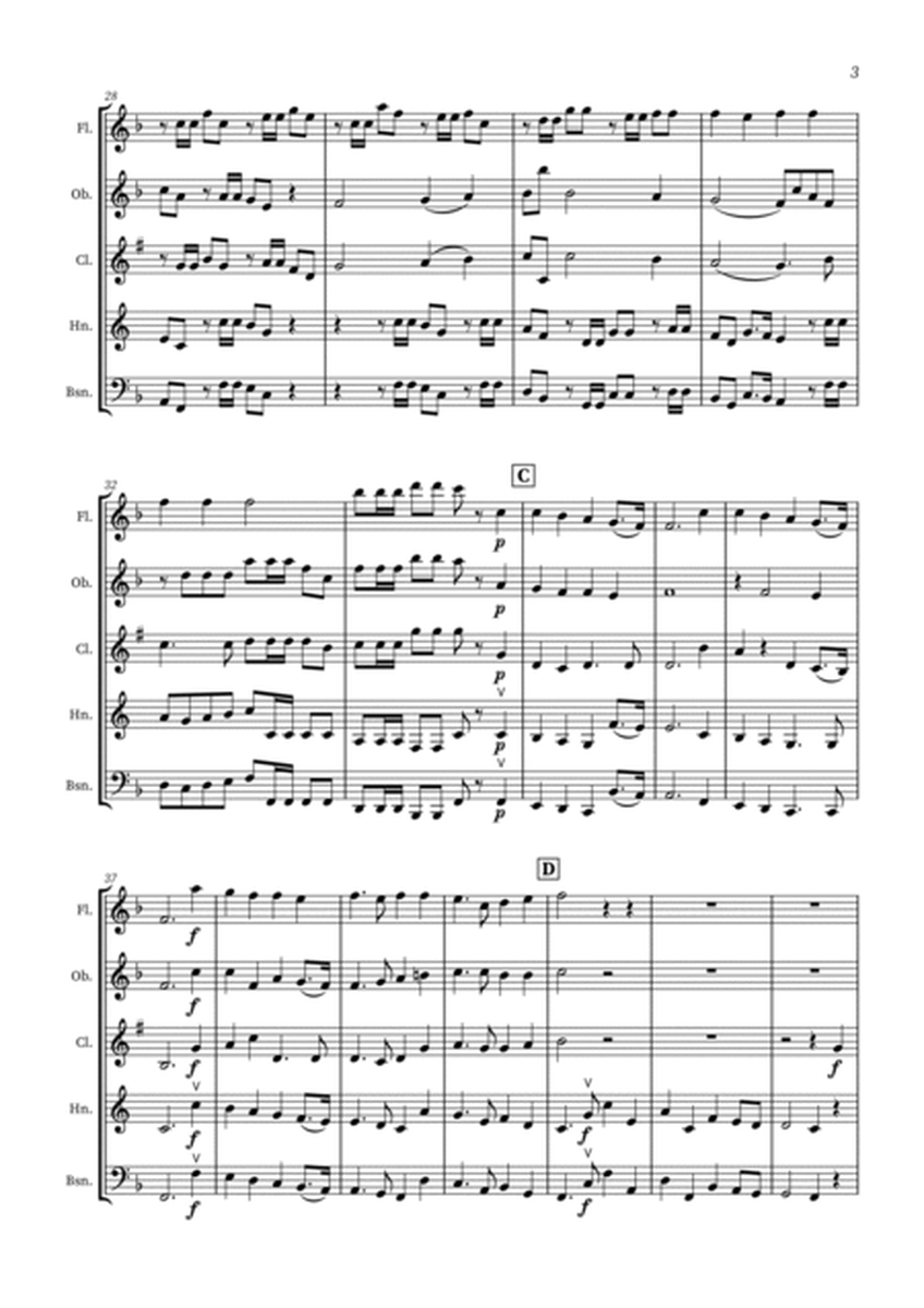 Hallelujah Chorus from Messiah - Woodwind Quintet image number null