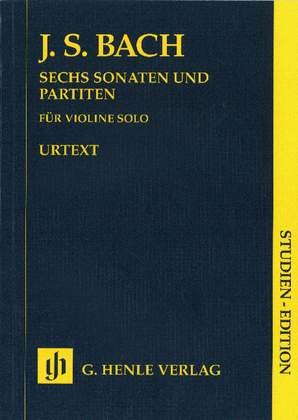 Book cover for Sonatas and Partitas BWV 1001-1006