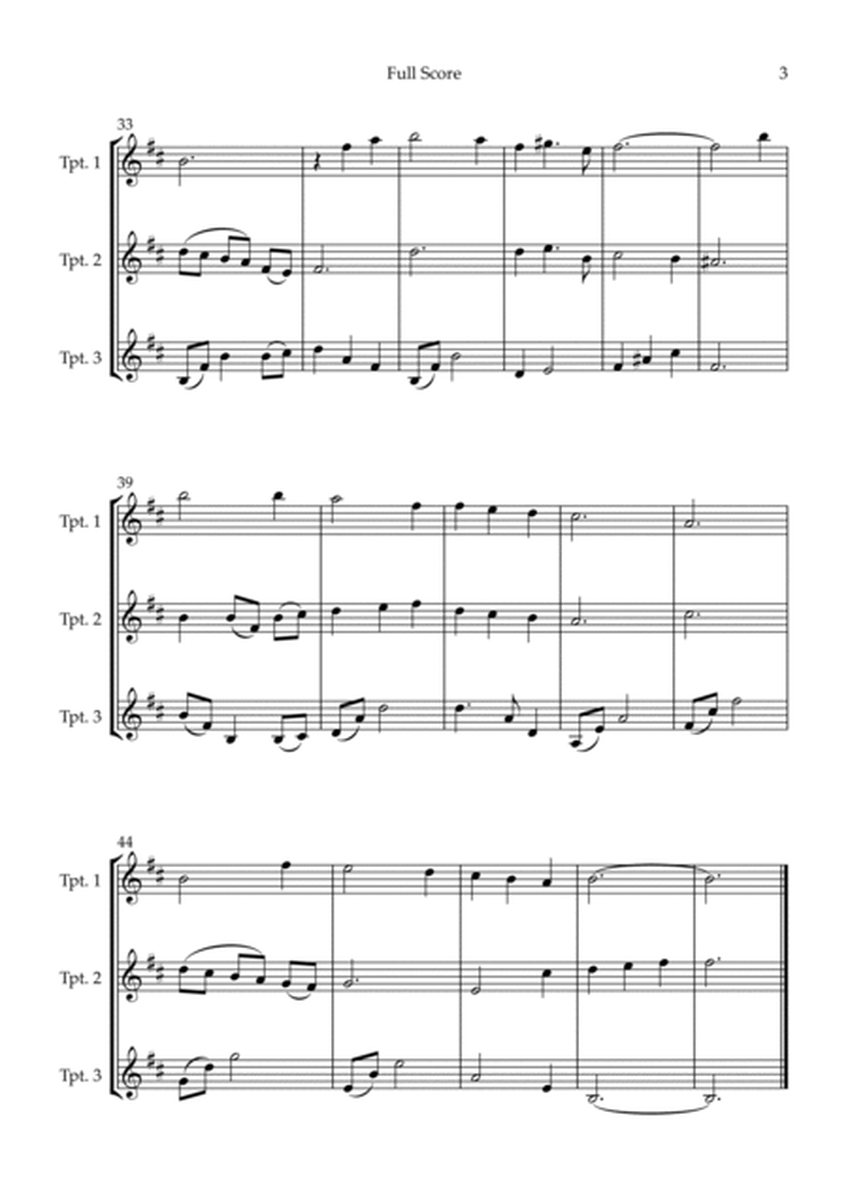 Scarborough Fair for Trumpet in Bb Trio image number null