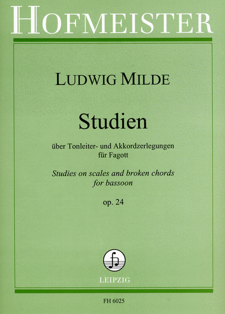 Studien uber Tonleiter- und Akkordzerlegungen, op. 24