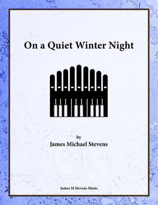 Book cover for On a Quiet Winter Night - Organ Solo