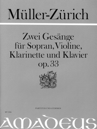 Book cover for 2 Songs op. 33