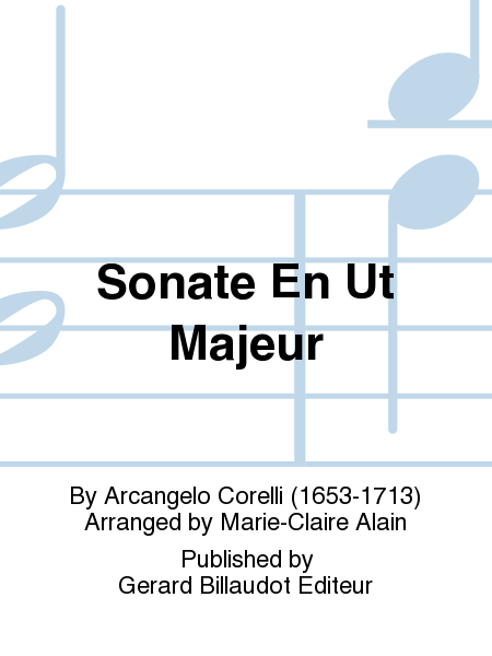 Sonate En Ut Majeur