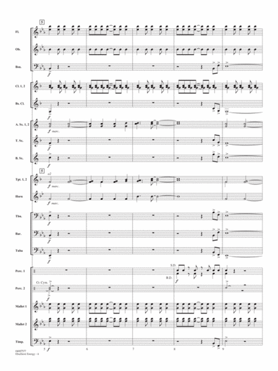 Ebullient Energy - Conductor Score (Full Score)