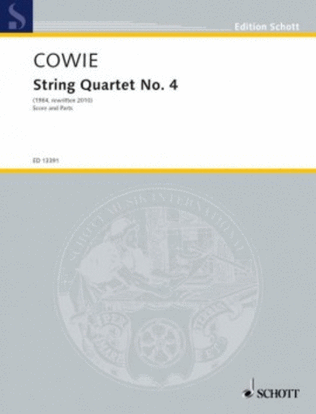 Book cover for String Quartet No. 4 Score And Parts