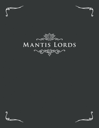 Book cover for Mantis Lords (Hollow Knight Piano Collections)