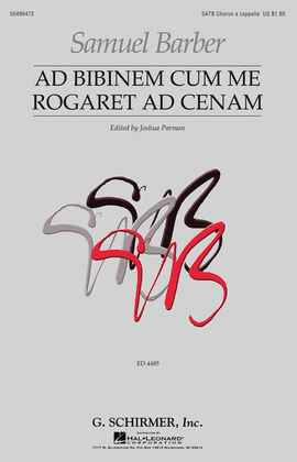 Book cover for Ad Bibinem Cum Me Rogaret Ad Cenam