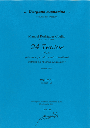 Book cover for 24 Tentos a quattro parti (Lisboa, 1620)
