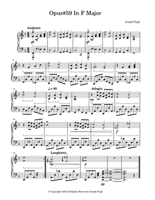 Opus #59 In F Major