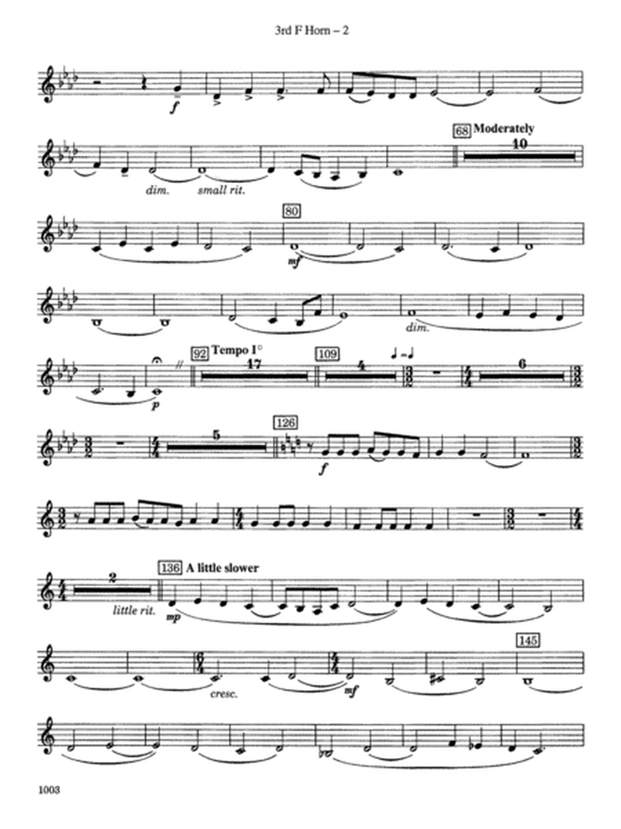 Spoon River Variations: 3rd F Horn