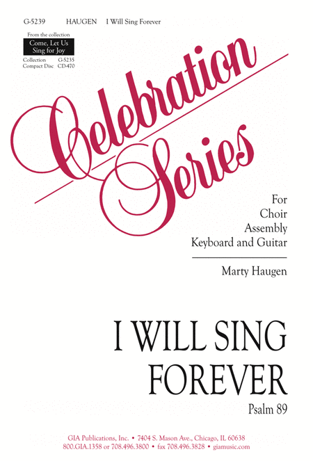 I Will Sing Forever (Psalm 89)