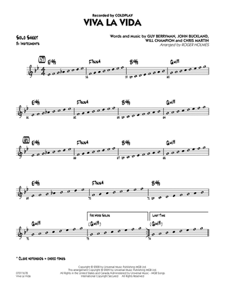 Book cover for Viva La Vida - Bb Solo Sheet