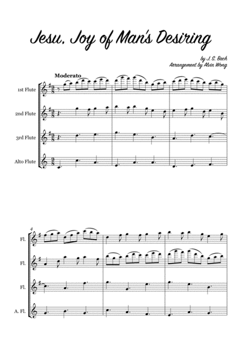 Jesu, Joy of Man's Desiring - Flute Quartet image number null