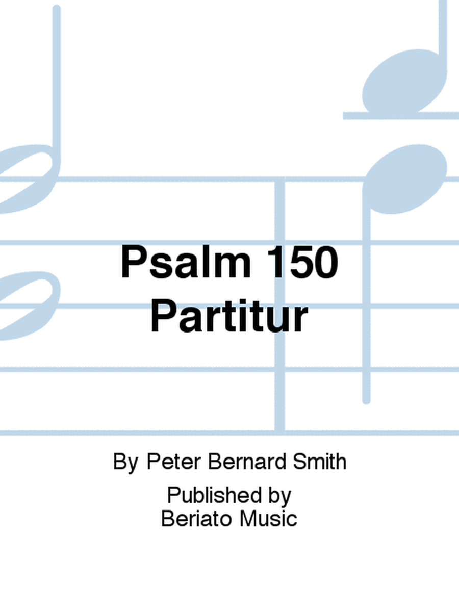 Psalm 150 Partitur