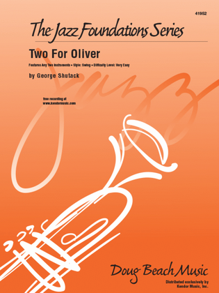 Book cover for Two For Oliver