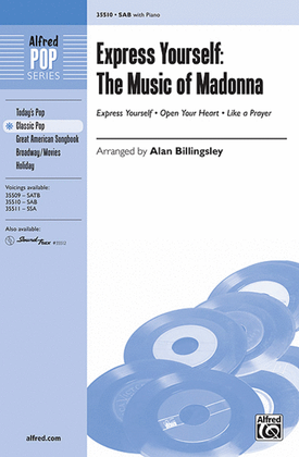 Book cover for Express Yourself: The Music of Madonna