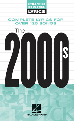 Book cover for The 2000s Lyrics