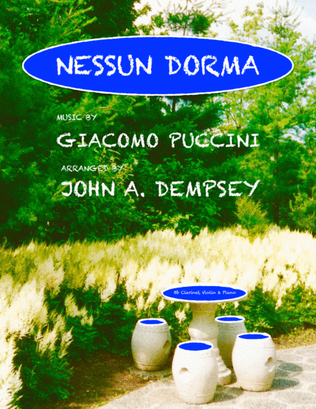 Book cover for Nessun Dorma (Trio for Clarinet, Violin and Piano)