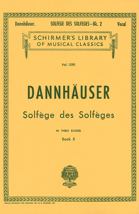 Solfége des Solféges - Book II