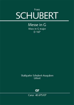 Book cover for Mass in G Major