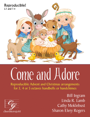 Book cover for Come and Adore (3, 4 or 5 octaves)