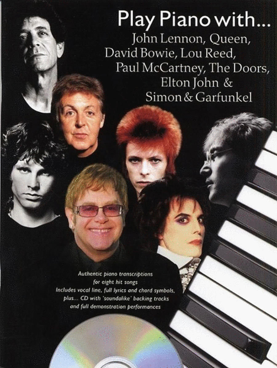 Play Piano With Lennon Queen Bowie Etc Book/CD