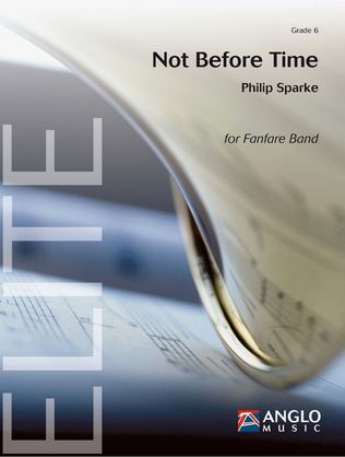 Book cover for Not Before Time