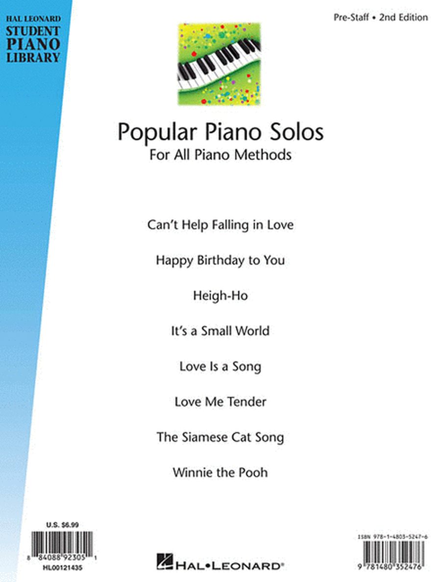 Popular Piano Solos - Prestaff Level 2nd Edition