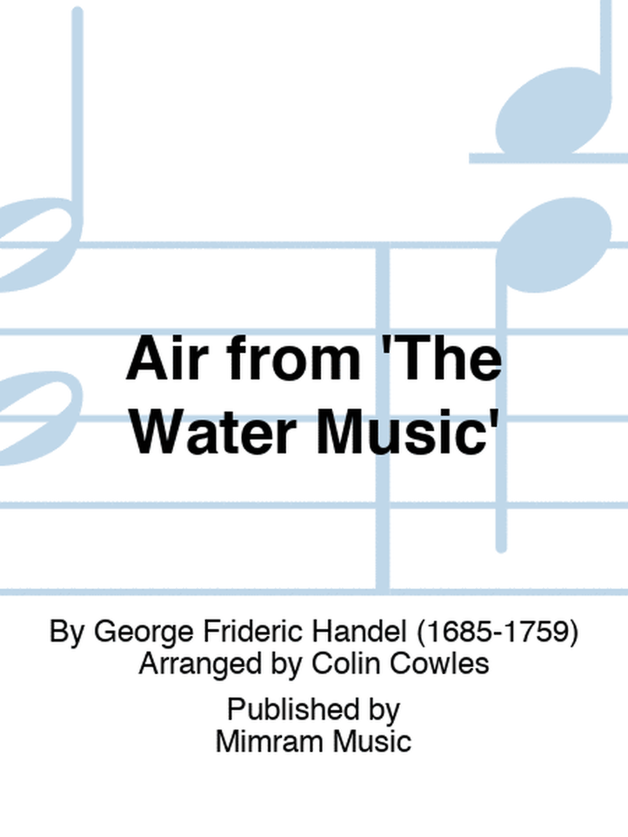 Air from 'The Water Music'