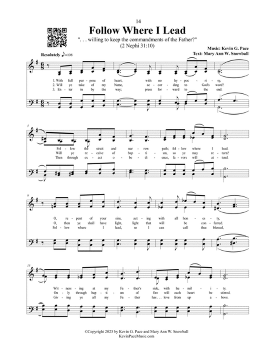 Follow Where I Lead, a sacred hymn image number null