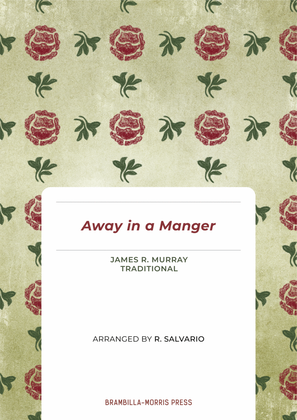 Book cover for Away in a Manger (Key of G-Flat Major)