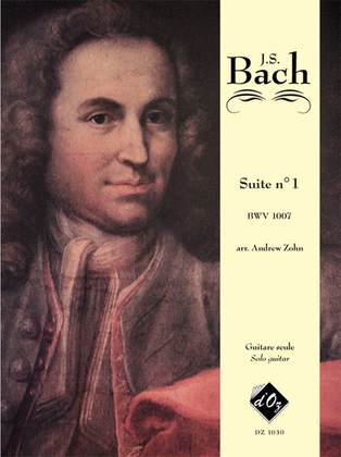 Book cover for Suite no 1, BWV 1007