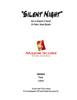 Book cover for Silent Night - Solo Piano (C Major)