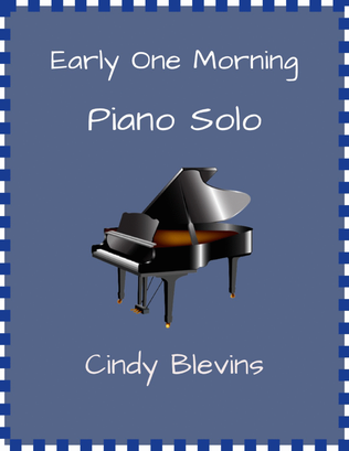Book cover for Early One Morning, original piano solo
