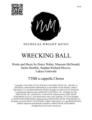 Book cover for Wrecking Ball