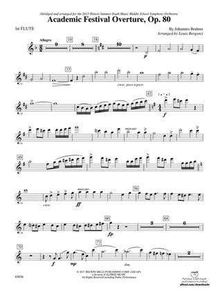 Academic Festival Overture, Op. 80: Flute