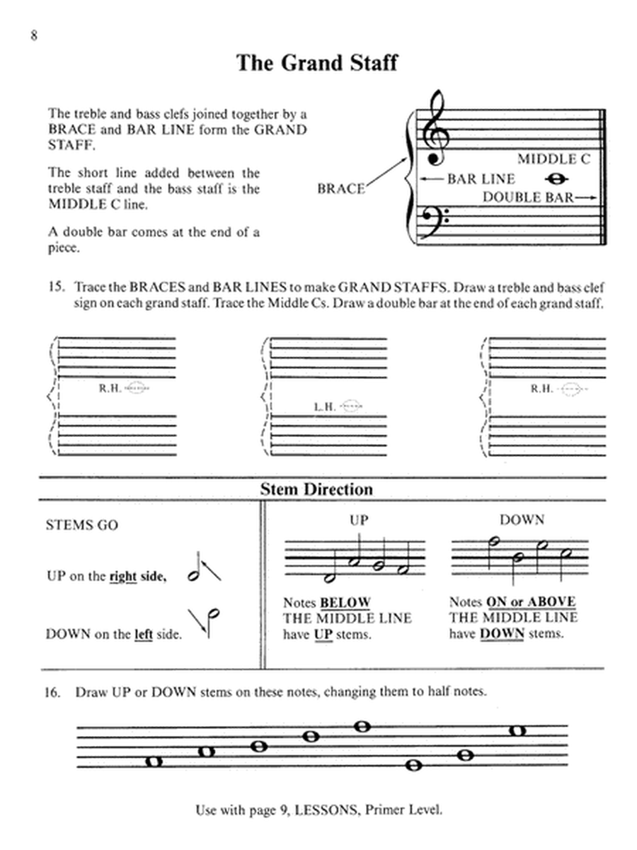 David Carr Glover Method for Piano Theory