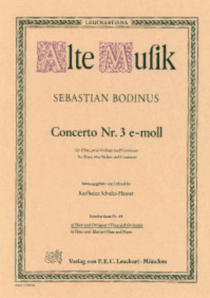 Book cover for Concerto Nr. 3