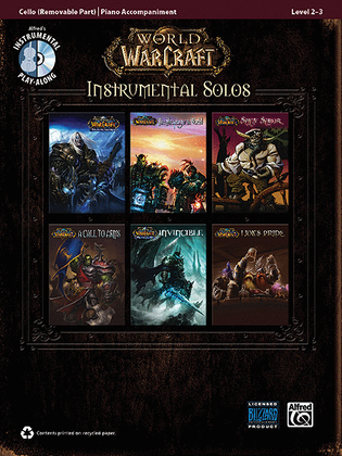 Book cover for World of Warcraft Instrumental Solos for Strings