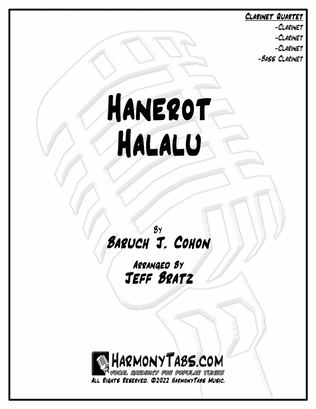 Book cover for Hanerot Halalu (Clarinet Quartet)