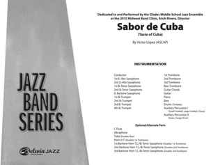 Book cover for Sabor de Cuba: Score
