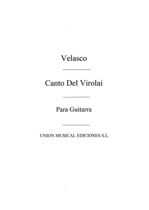 Book cover for Canto Del Virolai En Honor