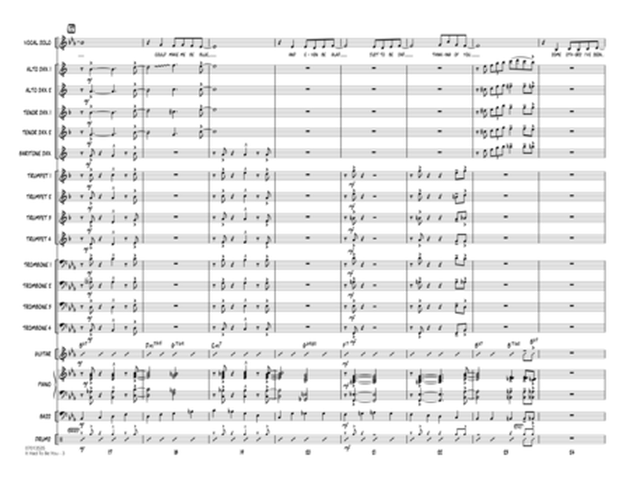 It Had to Be You (arr. Rick Stitzel) - Conductor Score (Full Score)