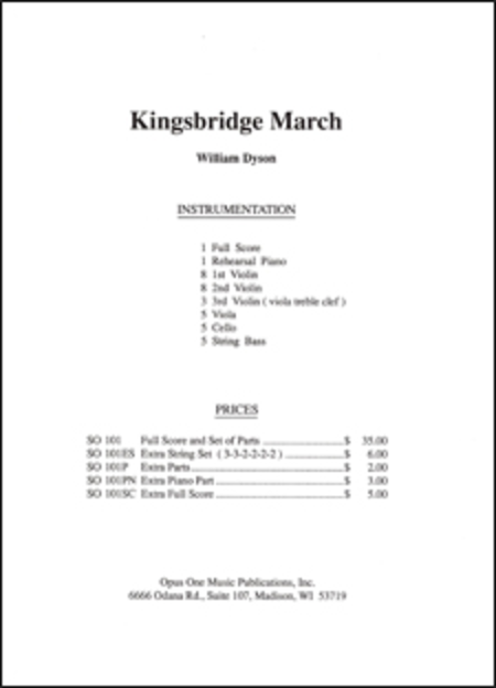 Kingsbridge March (Score)