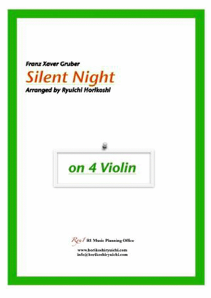 Book cover for 4つのヴァイオリンの静かな夜