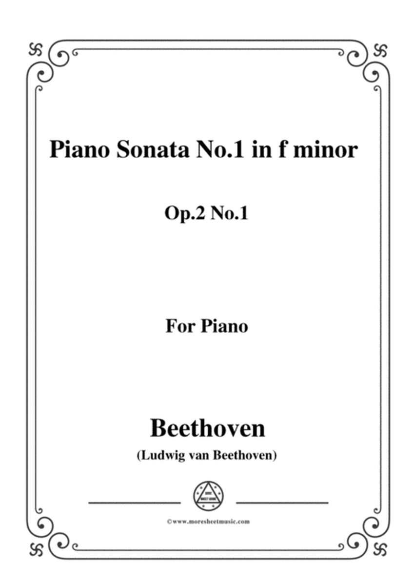 Beethoven-Piano Sonata No.1 in f minor Op.2 No.1,for piano image number null